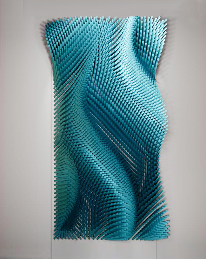 海浪的艺术装置